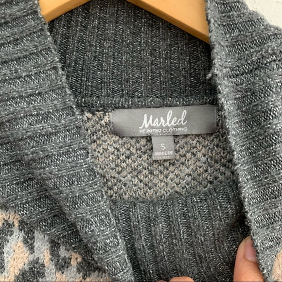 Marled Leopard Print Turtleneck Sweater - Picture 4 of 7